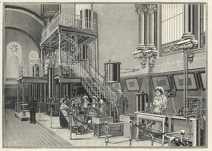 Russian vodka factory prior to 1917 