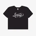 Ladies Flowy Cropped Tee